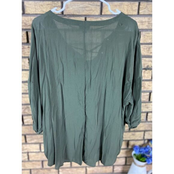 a.n.a Tie Front Women’s Blouse - Picture 2 of 6